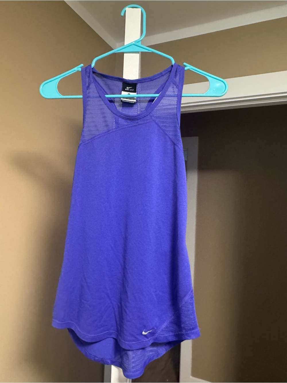 Nike Women’s Purple Mesh Yoke Athletic Tank